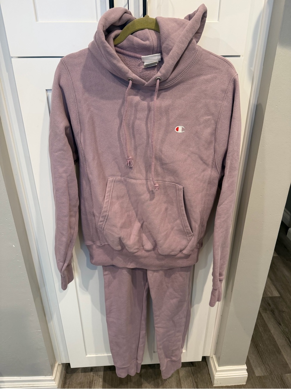 Champion Dusty Mauve Hoodie and Joggers Set